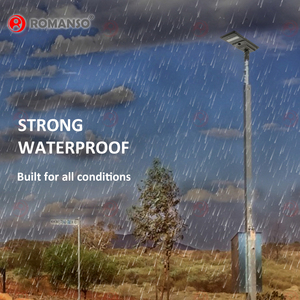 5 ans de garantie EPR CE ROHS IP66 étanche extérieur 20w 30w 40w 60W 80W 100W 120W a mené le réverbère solaire - Product Image 4