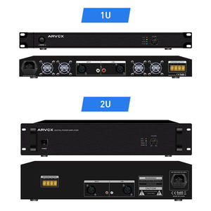 Amply âm thanh ARVOX 650W 1 kênh, màn hình LED 4 đơn vị, vỏ nhôm, 70V 100V, Class D kỹ thuật số - Product Image 5