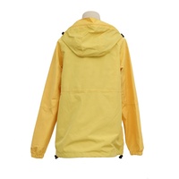 Chaqueta cortavientos transpirable de diseño personalizado para mujer, ropa deportiva impermeable funcional, procesamiento tejido terminado