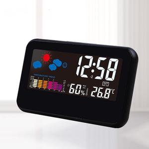 Kỹ thuật số không dây Dự báo thời tiết trạm Đồng hồ đo độ ẩm và nhiệt độ Nhiệt kế - Product Image 3