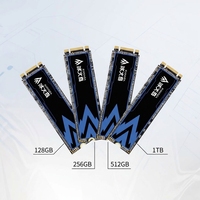 قرص صلب داخلي M.2 2280 SATA III SSD بسرعة 500 ميجابايت/ثانية، سعات 128 جيجابايت و256 جيجابايت و512 جيجابايت و1 تيرابايت، بديل للكمبيوتر المحمول والكمبيوتر المكتبي