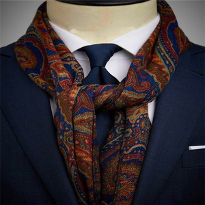 Sciarpe Invernali di Marca Dynastyle in Misto <span class=keywords><strong>Cotone</strong></span> <span class=keywords><strong>e</strong></span> Viscosa di <span class=keywords><strong>Seta</strong></span> per Uomo, Personalizzate <span class=keywords><strong>e</strong></span> Fatte a Mano OEM - Product Image 2