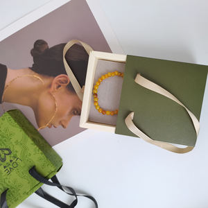 PERFECTUSM Custom Logo Printed Luxury Square Jewelry <b>Box</b>-Paper <b>Cardboard</b> Drawer <b>Box</b> Sliding Handle Christmas <b>Gift</b> for Ring - Product Image 6