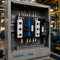 Interrupteur combiné Turnmooner PMA AC 3 phases 380V, relais de surcharge thermique, démarreur électromagnétique, montage sur rail DIN, industriel