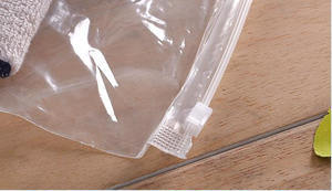 Sac en plastique transparent en gros, sac à fermeture éclair en PE, logo personnalisé, sac pour sous-vêtements, sac pour vêtements - Product Image 6