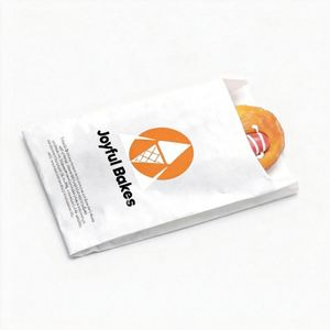 Sacs en papier pour hamburgers écologiques et résistants à la graisse avec logo personnalisé, impression offset thermoscellée pour l'emballage alimentaire - Product Image 3
