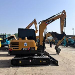 Excavadora Sany Sy55c Usada en Buenas Condiciones, con Pocas Horas de Trabajo, para Trabajos de Minería - Product Image 1