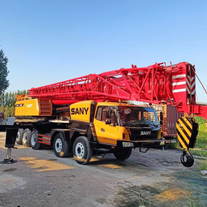 Grue sur camion tout-terrain Sany 100t à faible kilométrage, engin de levage lourd bien entretenu pour travaux d'ingénierie - Product Image 1