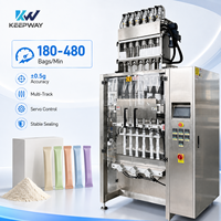 Automatische Multilane 5g Sachet Drinkmix Poeder Afvulmachine 10 Lanes Elektrolyt Vitamine Fruit Stick Poeder Verpakkingsmachine