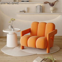 Fauteuil de salon au design scandinave Fauteuil de luxe moderne pour le salon, détente, loisirs