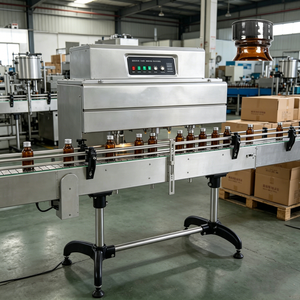 Machine de rétraction thermique électrique continue pour étiquettes et manchons de bouteilles, équipement de rétraction thermique pour cols de bouteilles de boissons et de liqueurs - Product Image 1