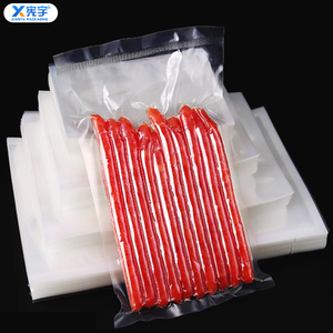 Sacs sous vide transparents en nylon imprimés sur mesure, lisses, résistants à l'humidité, pour l'emballage <span class=keywords><strong>de</strong></span> viande, <span class=keywords><strong>de</strong></span> porc, <span class=keywords><strong>de</strong></span> bœuf et <span class=keywords><strong>de</strong></span> fruits <span class=keywords><strong>de</strong></span> mer - Product Image 1