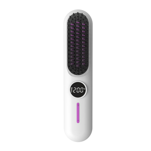 <span class=keywords><strong>GENAI</strong></span> S01 Cepillo Eléctrico Recargable, Impermeable, Mini, Portátil, para Peinar el Cabello, Plancha con Dientes de Acero Inoxidable y Cuerpo de Plástico - Product Image 2