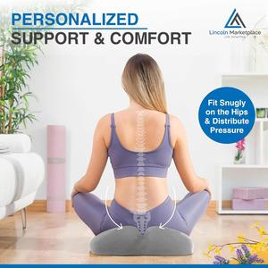 Factory Direct Comfort Car Chair <b>Cushion</b> Memory Foam Seat <b>Cushion</b> for Tailbone Sciatica Pain Relief and <b>Back</b> Support - Product Image 4