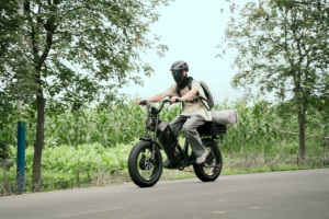 Juliet eahora จักรยานไฟฟ้าไฮบริดตามสั่งระยะไกล52โวลต์60Ah แบตเตอรี่120ไมล์แป้นเหยียบช่วยบรรทุกของระยะไกล - Product Image 6