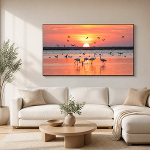 Nuevo Cuadro <span class=keywords><strong>de</strong></span> Lona Personalizado 2026, Impresión <span class=keywords><strong>de</strong></span> <span class=keywords><strong>Fotos</strong></span> Personalizada, Paisaje <span class=keywords><strong>de</strong></span> Flamencos, Impresión en Lona HD para Decoración del Hogar - Product Image 5
