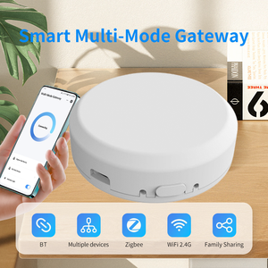 Tuya Wireless Multi-Mode Gateway ZigBee 3,0 + WiFi + <span class=keywords><strong>Bluetooth</strong></span> Gateway Hub Interruptores de control remoto Smart Home Automation - Product Image 2