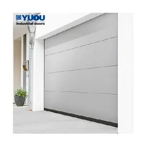 Venda quente de fábrica casa villa personalizada design moderno garagem comercial automática porta de garagem à prova d'água