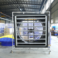Ventilateur de ventilation pour élevage porcin, ventilateur d'aération de grande capacité pour porcherie avec 6 pales en alliage et moteur BLDC pour la production porcine