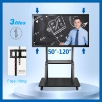 Chariot de support au sol à roulettes pour téléviseurs et écrans LED LCD de grande taille (50-120 pouces) – Meilleures ventes