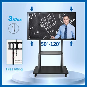 Chariot de support au sol à roulettes pour téléviseurs et écrans LED LCD de grande taille (50-120 pouces) – Meilleures ventes - Product Image 4