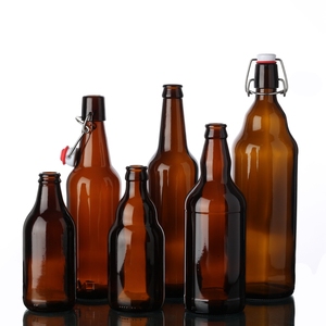 Botellas vacías de cristal al por mayor, <span class=keywords><strong>12</strong></span> onzas de <span class=keywords><strong>cerveza</strong></span> Cervecera de cuello largo, 330 mililitros de cristal con <span class=keywords><strong>corona</strong></span>. - Product Image 4
