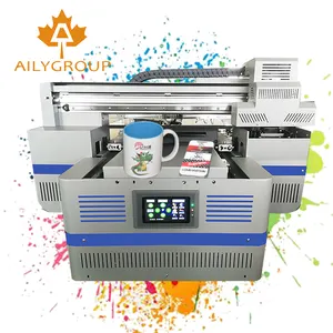 Imprimante PVC UV Printer Inkjet untuk Botol Kaca Label Printer UV Mesin Cetak