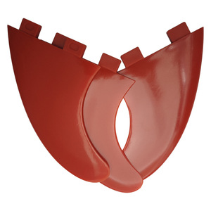 Ailerons de surf G5 FCS, ensemble gauche, centre, droit, 3 pièces, pour eaux océaniques, en matériau PP - Product Image 3