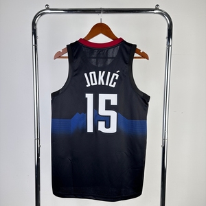 Vente en gros de vêtements pour hommes Denver Nugget # 15 Nikola Jokic # 27 Jamal Murray # Maillot de basket-ball 32 <span class=keywords><strong>Aaron</strong></span> Gordon - Product Image 4
