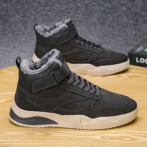 รองเท้าบูทผู้ชายแฟชั่นใหม่ประจำฤดูใบไม้ร่วงและฤดูหนาวปี 2022  บุผ้ากำมะหยี่  รองเท้าลำลองผู้ชาย - Product Image 6