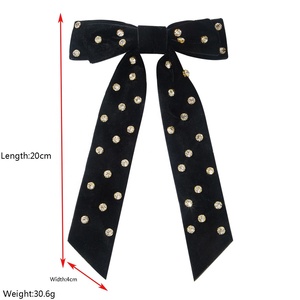 Nuevo Lazo para el Cabello Estilo Coreano con Pedrería, Clip de Resorte, Lazo de Doble Capa, Encanto Femenino, Accesorio para el Cabello de Alta Calidad - Product Image 6