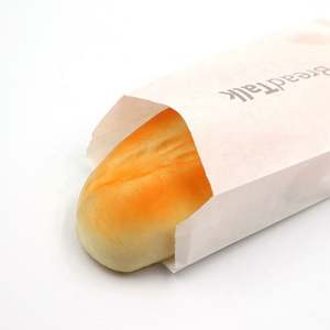 Bolsa de Papel Kraft Marrón o Blanca para Empacar Sándwiches y Hot Dogs, Impresa Personalizada y Resistente a la Grasa, de Grado Alimenticio - Product Image 2