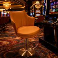 Fauteuil de casino de luxe personnalisé SUCCESSOR pour salle de poker et machine à sous, siège commercial en mousse haute densité
