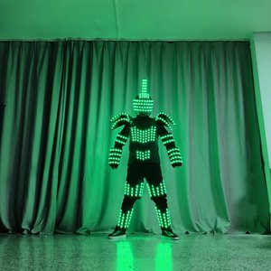 Costume de scène lumineux LED pour boîte de nuit KTV, tenue de performance, transmission de lumière rapide - Product Image 3