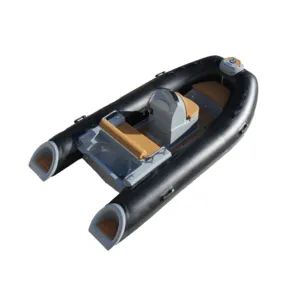 Ce 3.4m reklam fiberglas Rhib tekne şişme yarı sert tekne tekne aksesuarları ve motor ile 11ft