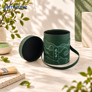 Custom Design Craft Cardboard Cylinder Packaging <b>Bucket</b> with Handle <b>for</b> Wall <b>Paint</b> Coating and Retail Gift Paper Tube - Product Image 2