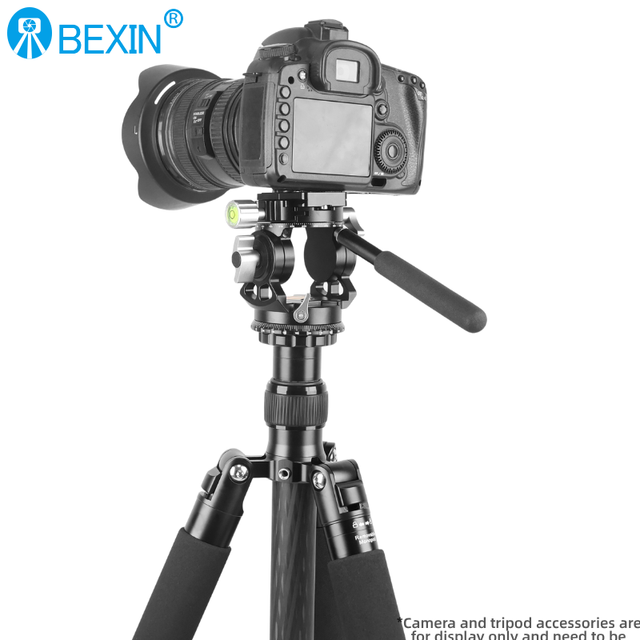 BEXIN Aluminum Alloy with Damping Gimbal Professional Camera Ball Head Tripod Ball Head Suitable for Digital Cameras