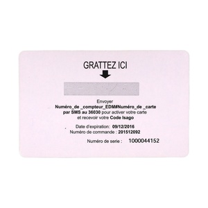 Wholesale Full Color Digital Printing Custom Variable Values Crypto Scratch Card Recarga De Saldo Top up Scratch Card - Product Image 4