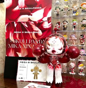 Кукла SKULLPANDA MEGA Mika Ninagawa 400%/1000% — трендовая, милая, декоративная, сюрприз-подарок - Product Image 4