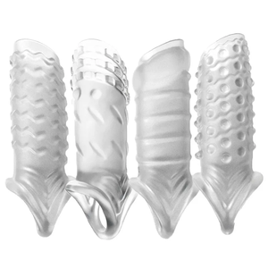 Anelli per il Pene in Silicone Riutilizzabili Giocattoli Sessuali per Uomini Ritardanti l'Eiaculazione Stimolanti per il Clitoride Femminile Prodotti per il <span class=keywords><strong>Sesso</strong></span> - Product Image 6