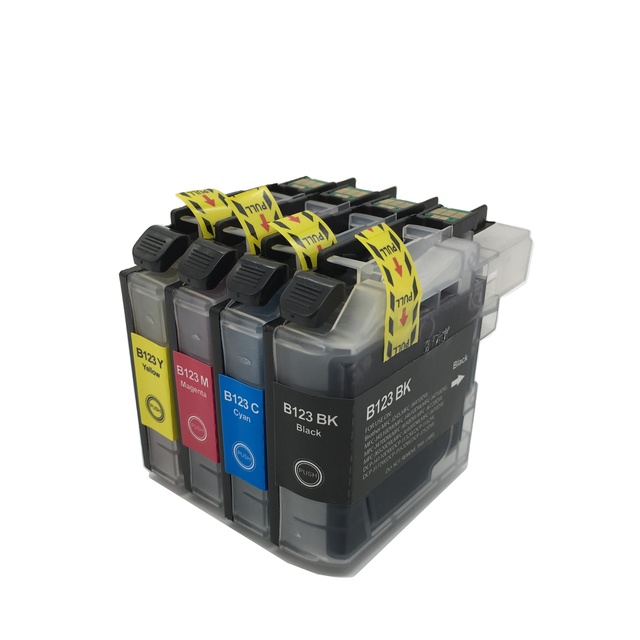 Premium Compatible Printer Ink Cartridges for Brother LC 123 BK / C / M / Y