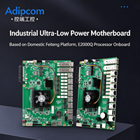 Motherboard Industri OEM ODM Feiteng E2000Q 6*GbE LAN dengan Bypass 1*SODIMM ECC hingga 16G SATA3.0 Mainboard Keamanan Jaringan