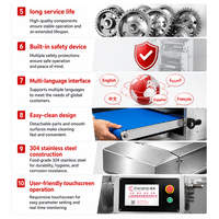 Machine automatique Chengtao facile à utiliser pour la fabrication de Shu Mai, Shumai, Shao Mai, en acier inoxydable de qualité alimentaire, haute capacité, avec PLC