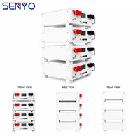 Batterie LiFePO4 modulaire empilable à prix d'usine avec communication CAN pour stockage d'énergie photovoltaïque hybride et alimentation de secours
