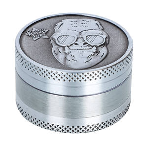 เครื่องบดสมุนไพรทรงกลมลายกอริลลาโลหะสังกะสีผสม40มม. 4ชั้นเครื่องบดยาสูบร้านค้าบุหรี่สมุนไพรอุปกรณ์เสริมสำหรับร้านบุหรี่ - Product Image 4