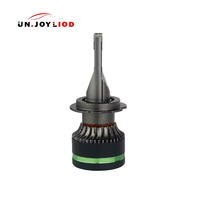Ampoules de phares LED H7 haute puissance pour voiture, 65W 6500K, super lumineuses, phares LED automatiques pour véhicule