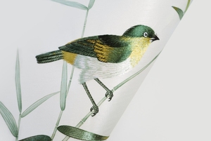 아트 자수 새 실크 벽지 벽화 맞춤형 인쇄 중국식 손으로 그린 자수 공예 벽 벽화 벽지 - Product Image 2