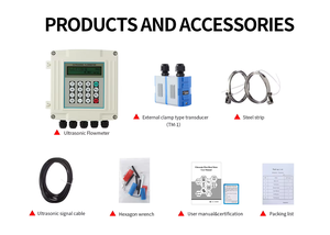 High Performance Integrated Ultrasonic <strong>Flow</strong> <strong>Meter</strong> Fixed Type RS232/<strong>RS485</strong> Modbus Stainless Steel Water Oil Liquid OEM - Product Image 6