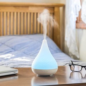Aromatherapy Ultrasonic Essential Oil <strong>Diffuser</strong> with 7 Dramatic <strong>Illumination</strong> Lighting Effects for Small Rooms - Product Image 2