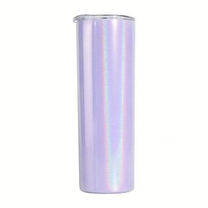 แก้วน้ำทรงตรงเคลือบสีรุ้งขนาด 20 ออนซ์ ผลิตจำนวนมาก ภายในทำจากสแตนเลส 304 ภายนอกทำจากสแตนเลส 201 - Product Image 1